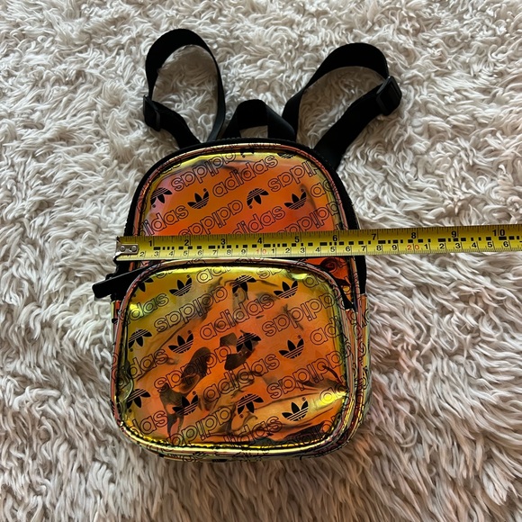 Mini Adidas Vibrant Orange Chrome Backpack - Picture 3 of 8